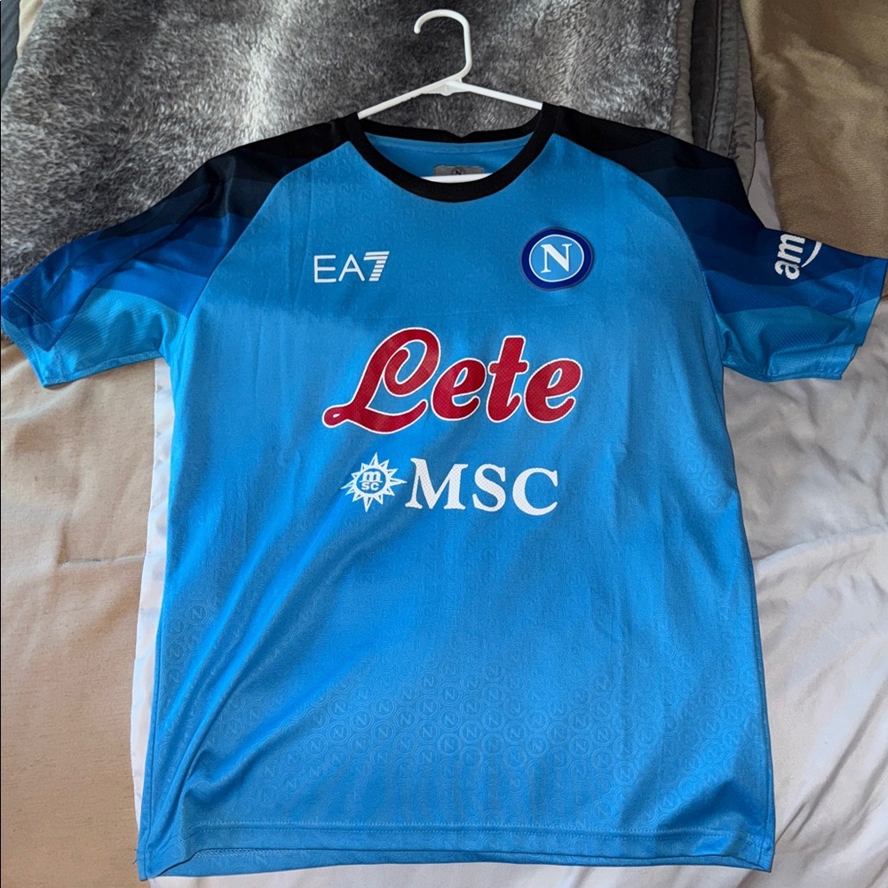 Napoli Player Issue 22/23 Home Match Jersey Football Shirt - EA7